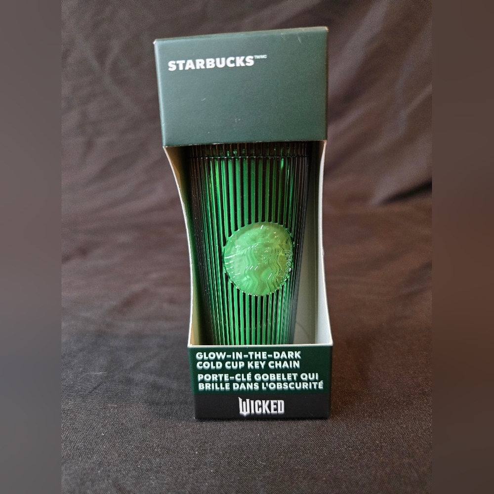 Starbucks Wicked Elphaba Green Cold Cup Key Chain Wicked